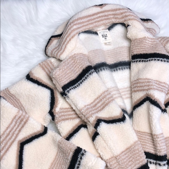 Billabong Sweaters - BILLABONG MONTREAL TEDDY COAT S